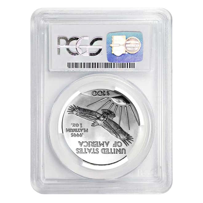 1997 1 oz $100 Platinum American Eagle Coin PCGS MS 67