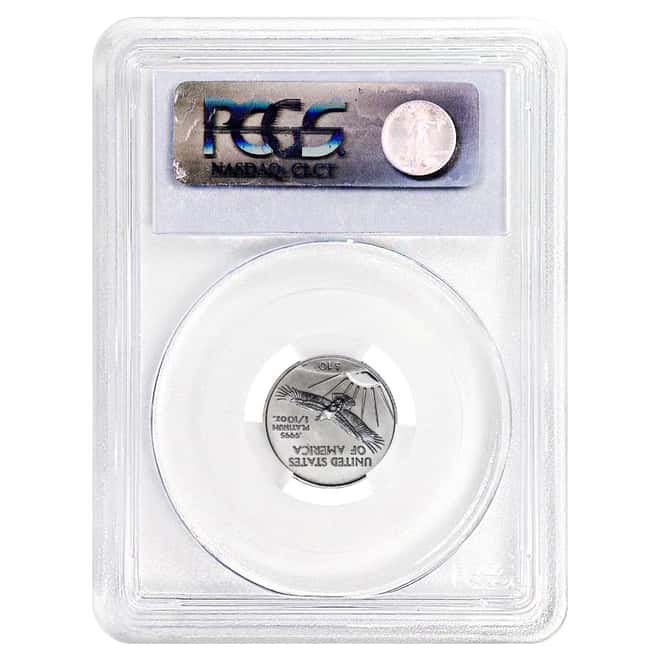 2003 1/10 oz $10 Platinum American Eagle PCGS MS 69
