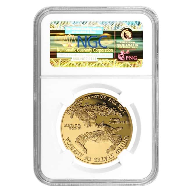 2010 W 1 oz $50 Gold American Eagle NGC PF 69 Early Releases