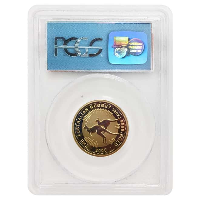 2000 1/2 oz Australian Gold Coin $50 Kangaroo PCGS GEM Uncirculated  