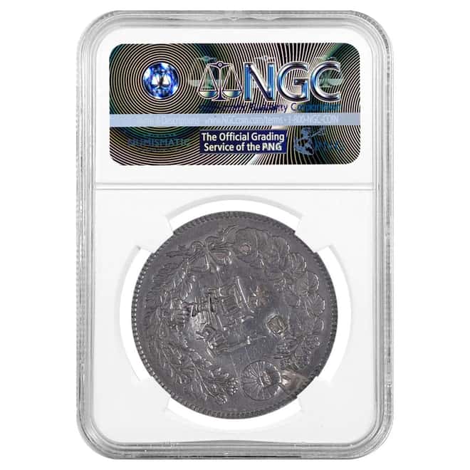1901 (M34) Japanese Dragon One Yen Silver Coin NGC VF Details
