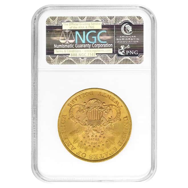 1900 $20 Liberty Head Double Eagle Gold Coin NGC MS 63