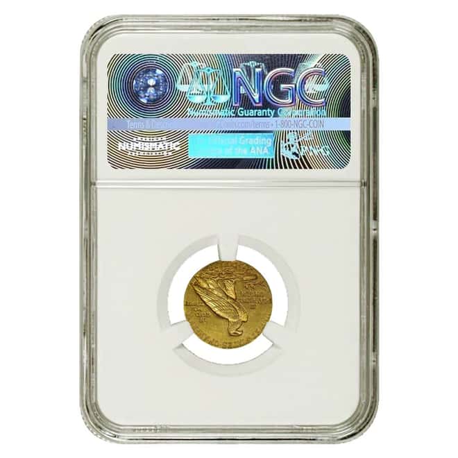 1912 $2.5 Gold Quarter Eagle Indian Head NGC AU 55