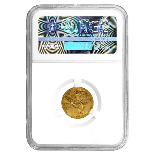 1914 $2.5 Gold Quarter Eagle Indian Head NGC AU 58