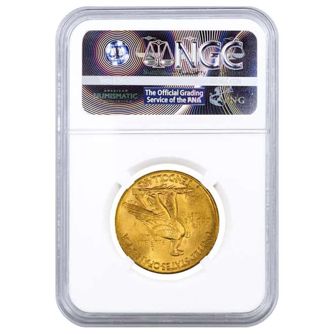1914 S $10 Indian Head Eagle Gold Coin NGC AU 55