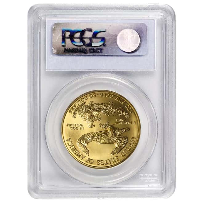 2006 W Burnished 1 oz $50 Gold American Eagle Coin PCGS MS 69 First Strike