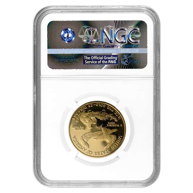 2002 W 1/2 oz $25 Gold Eagle NGC PF 69 UCAM