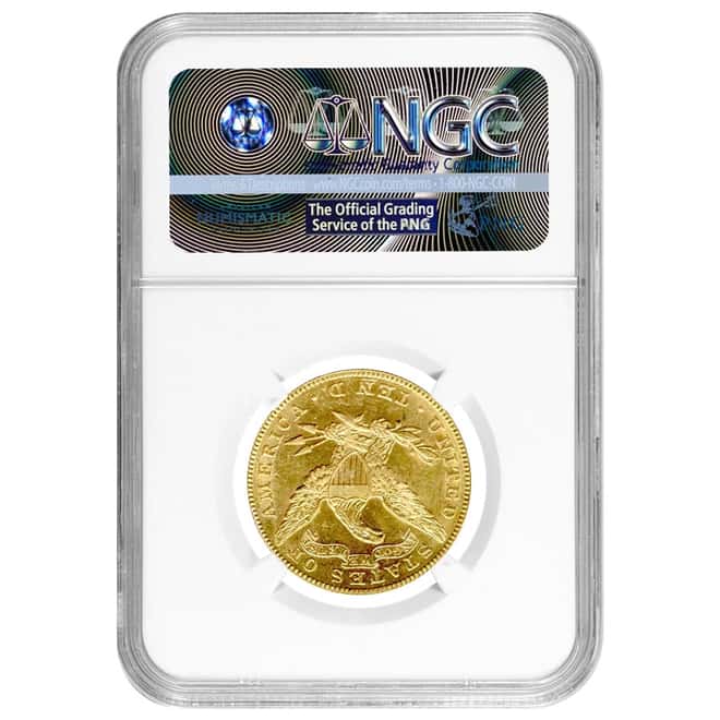 1897 $10 Gold Liberty Head Eagle Coin NGC MS 63