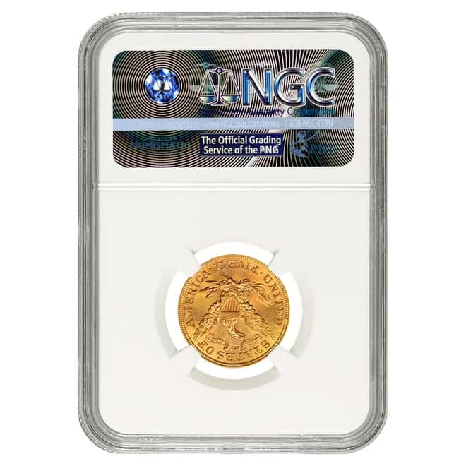 1900 $5 Liberty Head Half Eagle Gold Coin NGC UNC Details (Obverse Scratched)