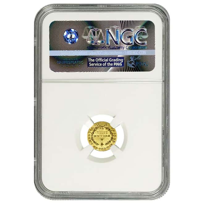 1851 $1 Liberty Head Gold Coin NGC MS 62