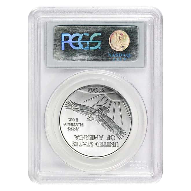2004 1 oz $100 Platinum American Eagle Coin PCGS MS 69