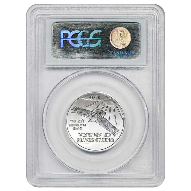 2004 1/2 oz $50 Platinum American Eagle Coin PCGS MS 68