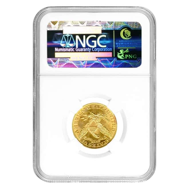 1892 $5 Liberty Head Half Eagle Gold Coin NGC AU Details