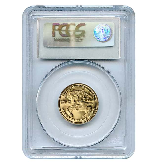 1988 P 1/4 oz Gold Proof Eagle $10 PCGS PF 69
