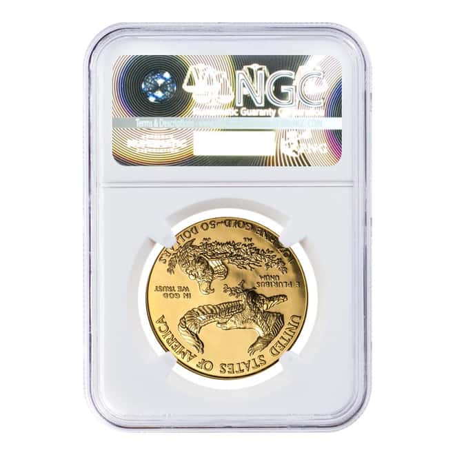 1994 1 oz $50 Gold American Eagle NGC MS 69
