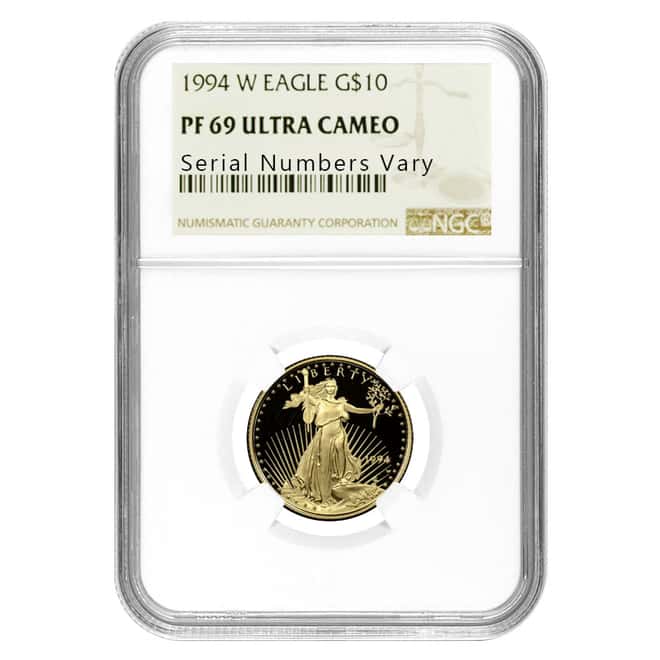 1994 W 1/4 oz $10 Gold American Eagle NGC PF 69 Ultra Cameo