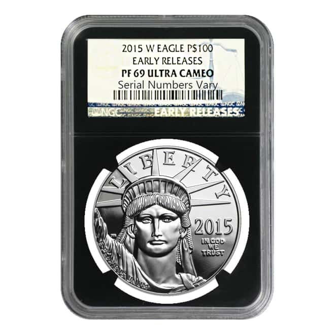 2015-W 1 oz Platinum American Eagle Proof Coin NGC PF 69 UCAM Early Releases