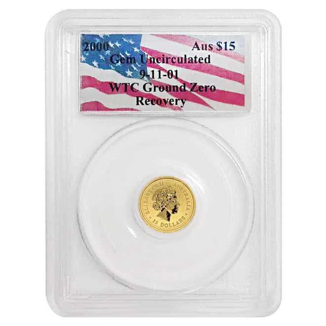 2000 1/10 oz Australian Gold Coin $15 Kangaroo PCGS GEM Uncirculated  