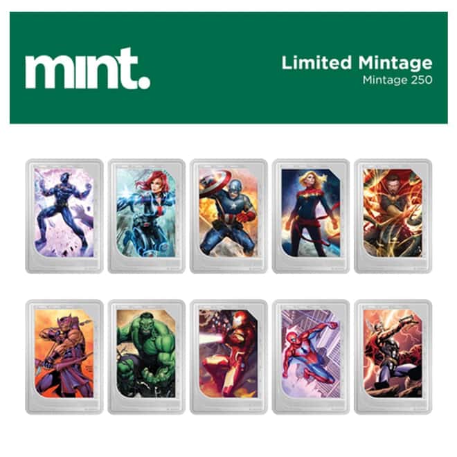 2023 Niue Marvel Mint Trading Coins Mystery Sealed Set