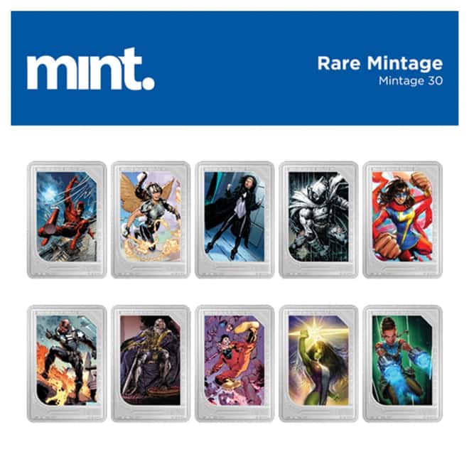 2023 Niue Marvel Mint Trading Coins Mystery Sealed Set