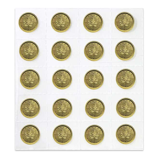 2017 1/20 oz Canadian Gold Maple Leaf $1 Coin .9999 Fine BU (Sealed) 