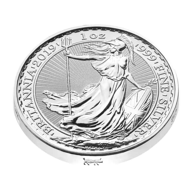 2019 Great Britain 1 oz Silver Britannia Pig Privy Coin .999 Fine BU 