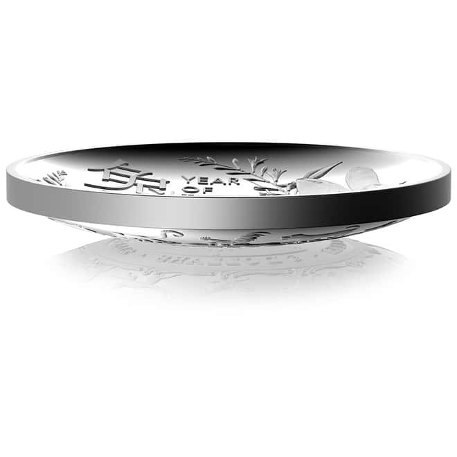 2023 1 oz Proof Silver Lunar Year of the Rabbit Domed Coin Royal Australian Mint (w/Box & COA)