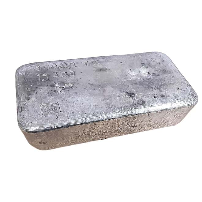 100 oz Capital Metals Vintage Silver Bar .999+ Fine