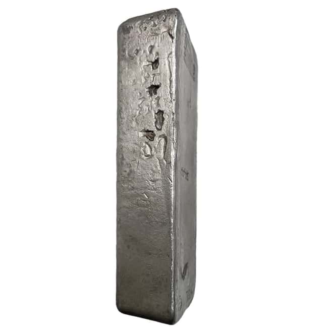 100 oz Johnson Matthey Bache Silver Bar .999+ Fine
