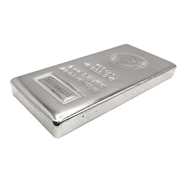 100 oz Royal Canadian Mint (RCM) .9999 Fine Silver Bar