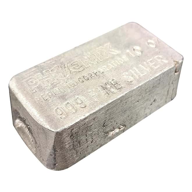 10 oz Phoenix Refining Corp Silver Bar .999 Fine