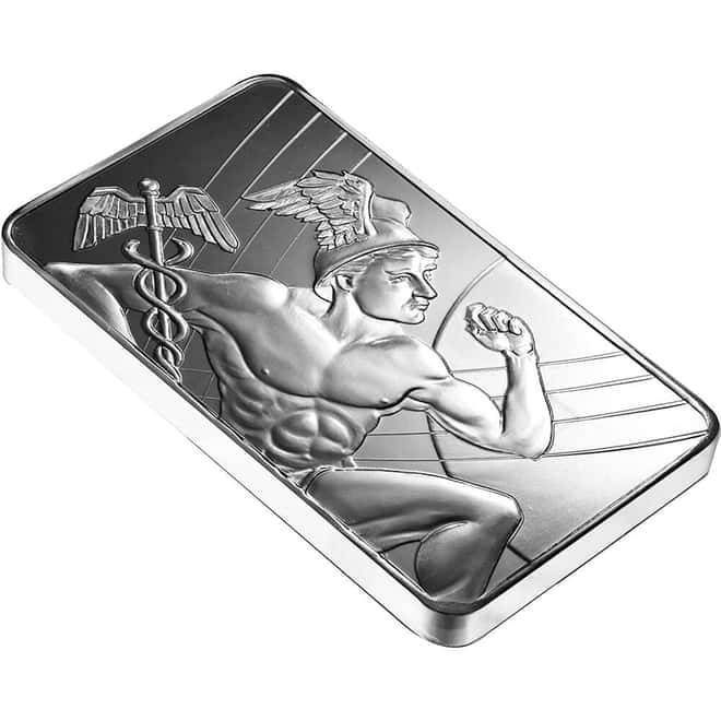 1 Kilo Sunshine Mint Mercury Silver Bar .999 Fine