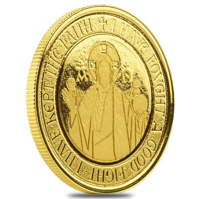 2021 Samoa 1 oz Alpha & Omega Gold Coin (w/Box & COA)