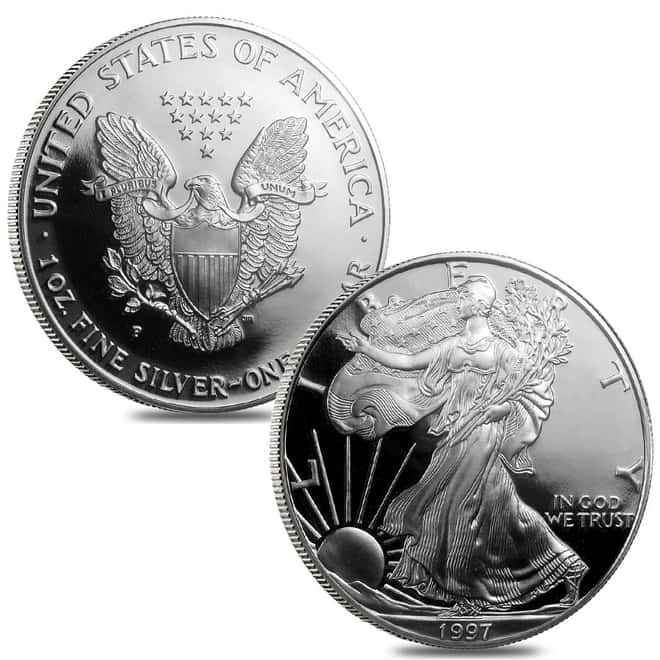 1997 3-Coin Proof Impressions of Liberty Set (Signed w/Box&COA)