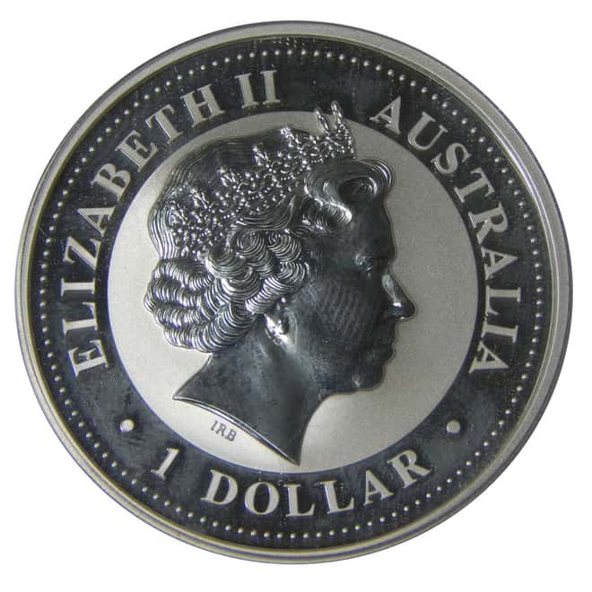 2002 Australian Gold $50 Nugget and Silver $1 Kookaburra 2-Coin Set w/ Box