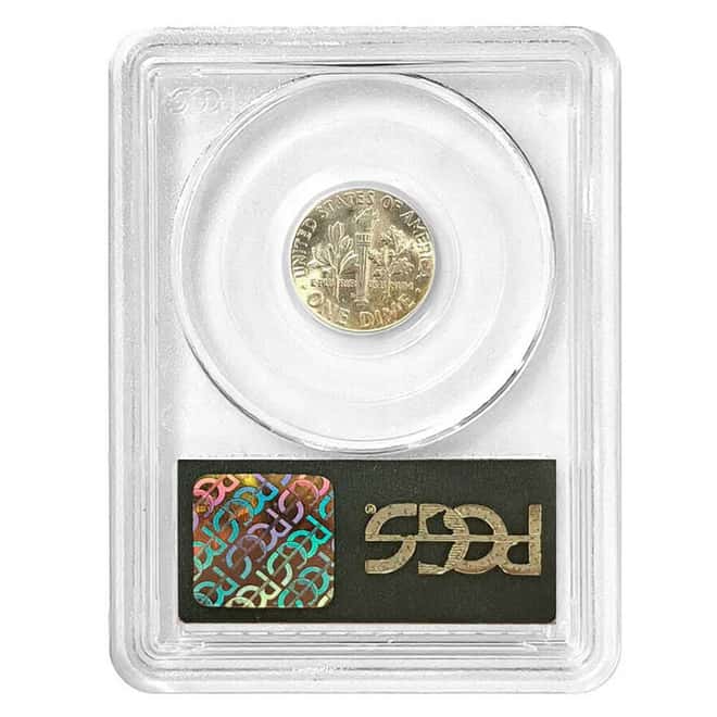 Silver Roosevelt Dime 10C Sample Slab PCGS OGH (Random Year, Random Grade)