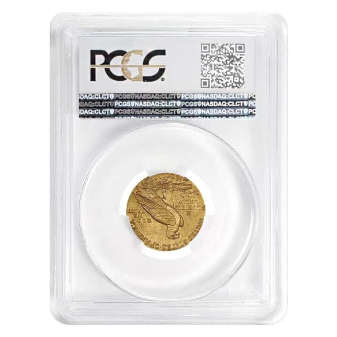 $2.5 Gold Quarter Eagle Indian Head PCGS AU 53 (Random Year)