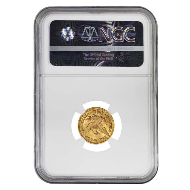 1906 $2.5 Gold Quarter Eagle Liberty Head NGC MS 64+