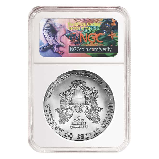 2015 (P) 1 oz Silver American Eagle $1 Coin NGC MS 69 1 of 79,640 Struck