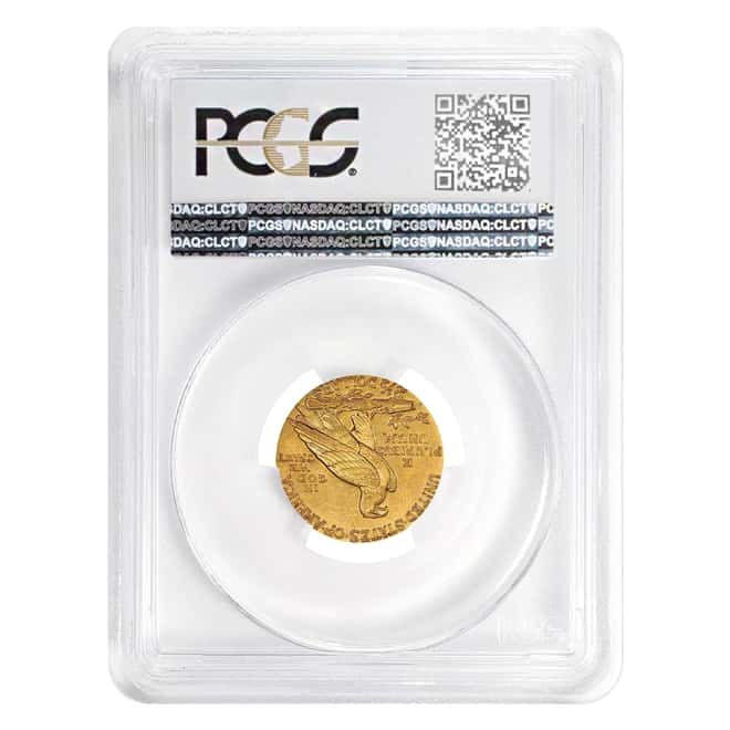 1914 D $2.5 Gold Quarter Eagle Indian Head PCGS AU 55