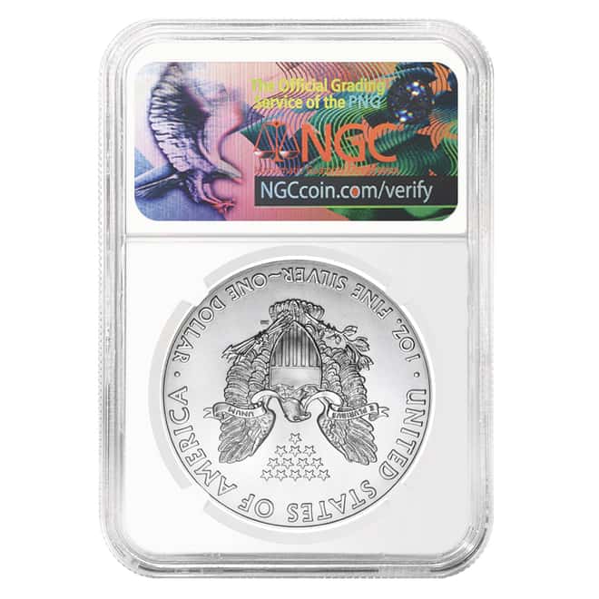 2017 (S) 1 oz Silver American Eagle $1 Coin NGC MS 69