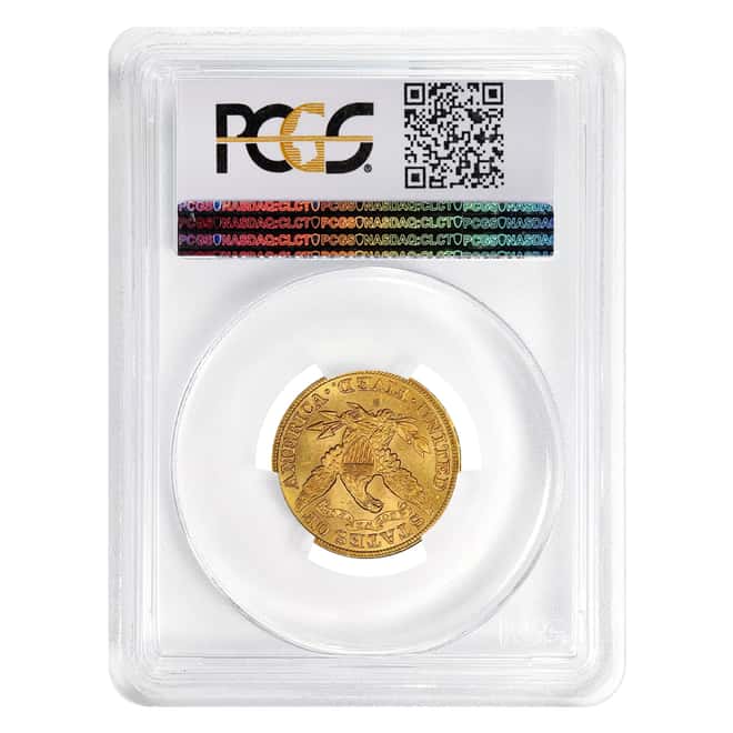 1887 S $5 Liberty Head Half Eagle Gold Coin PCGS MS 62 