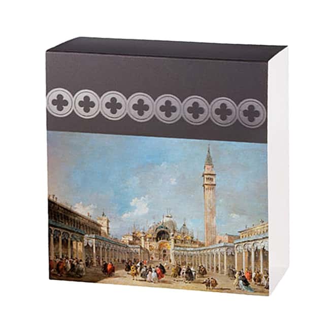 2016 Niue 1 oz Proof Silver Piazza San Marco Guardi Coin