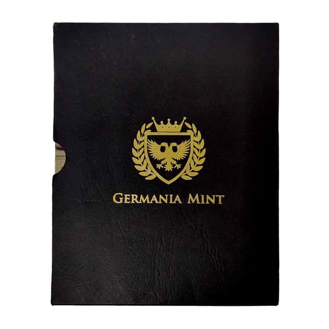 2020 5 oz Germania Allegories 25 Mark Silver Coin BU .9999 Fine (w/Box & COA)