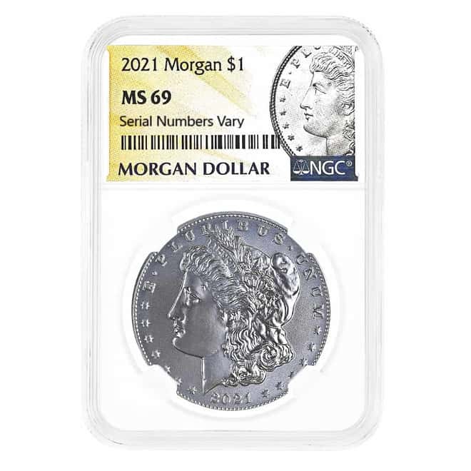 2021 Morgan Silver Dollar Centennial NGC MS 69 (Morgan Label)