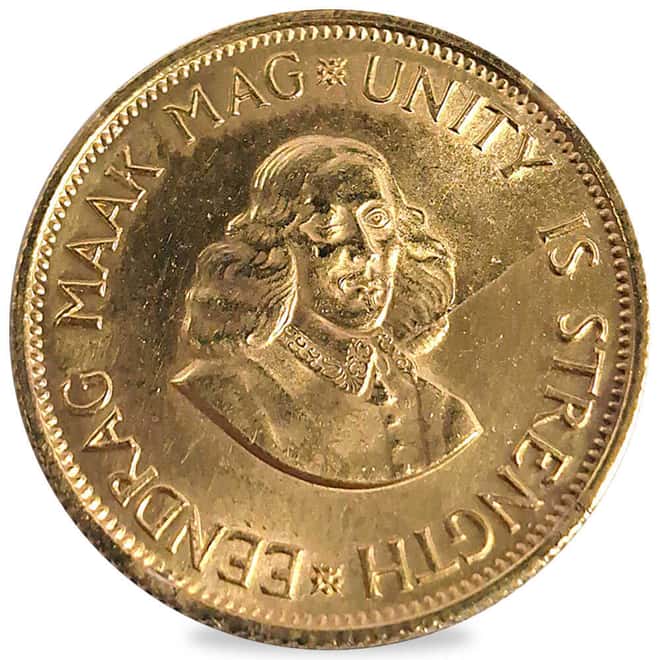 South Africa 2 Rand Gold Coin Cull (Random Year)