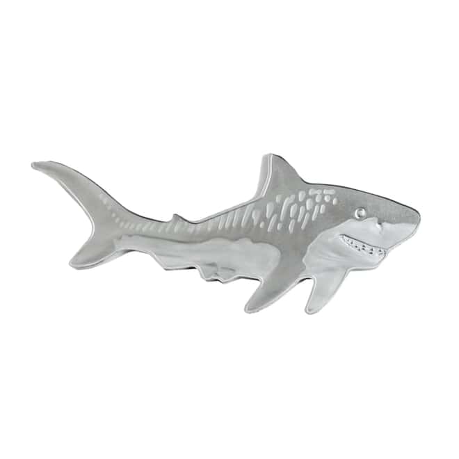 2020 1 oz Silver Tiger Shark Solomon Islands $2 Coin .9999 Fine (In Cap)