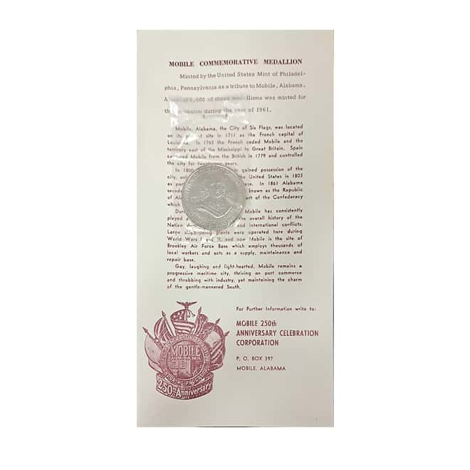 1961 HK-587 Mobile Alabama Silver So Called Dollar (w/COA)