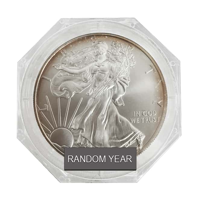 Roll of 20 - 1 oz Silver American Eagle $1 Coin NGC/PCGS BU (Sealed Tube, Random Year)