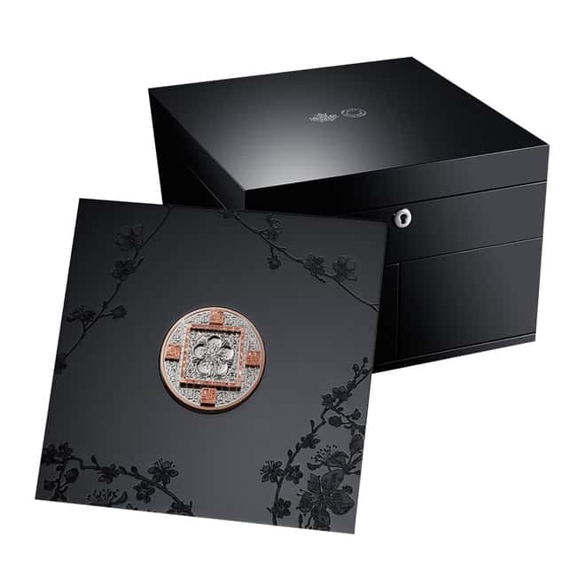2021 Canada 10 oz Proof Platinum Splendour Coin with Pink Diamonds .9995 Fine (w/Box & COA)